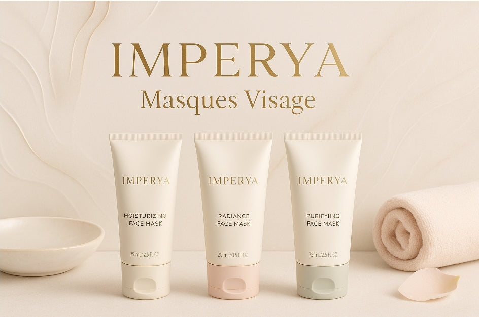 Gamme masque Imperya : révélez l’éclat naturel de votre peau

Un soin intensif pour une peau sublimée

La gamme de masques Imperya a été spécialement conçue pour offrir à la peau un soin intensif et ciblé.