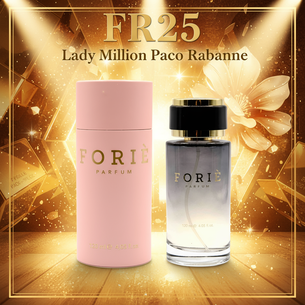 FR25 Lady Million Paco Rabanne

Les parfums ImpeRya se distinguent immédiatement par leur intensité et leur élégance.

En effet, grâce à une concentration exceptionnelle de 30 % d’essence pure, ils offrent une tenue incomparable et un sillage raffiné qui dure toute la journée.